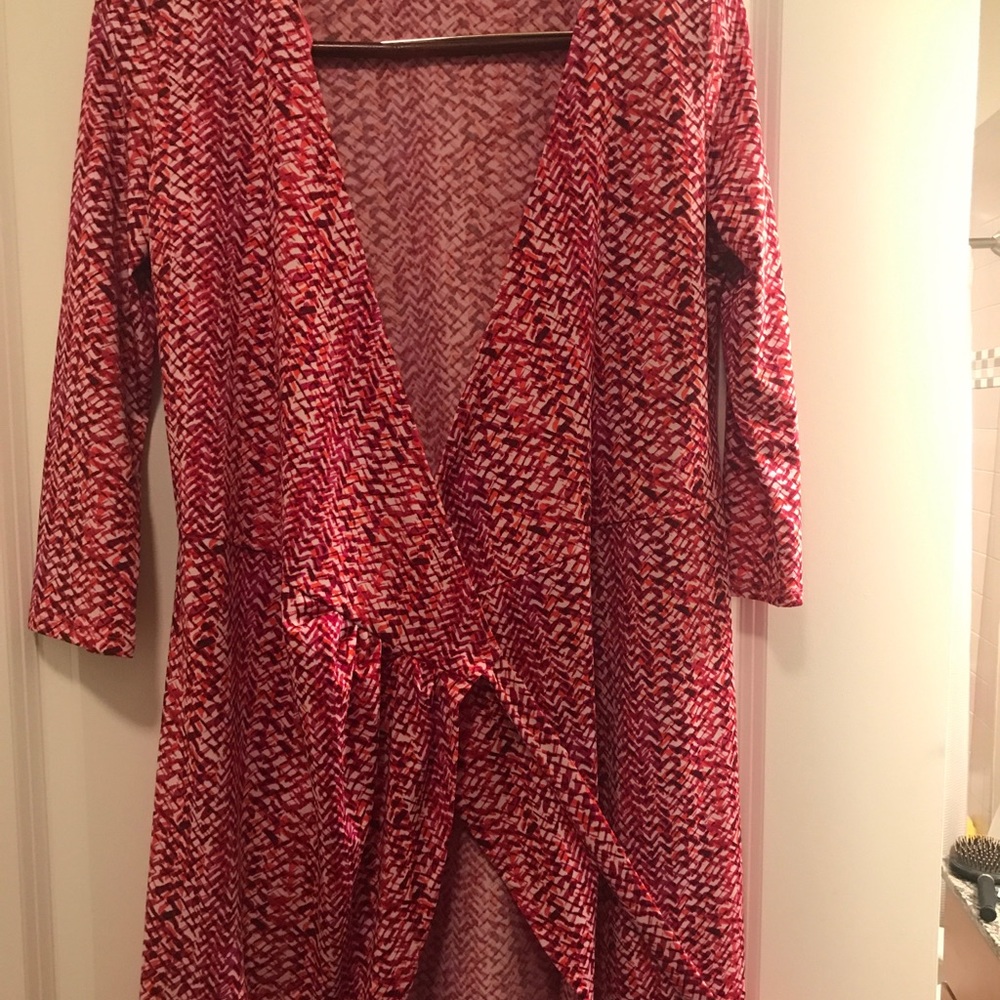 Bright Wrap Dress